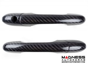 FIAT 500 Exterior Door Handle Kit - Carbon Fiber 